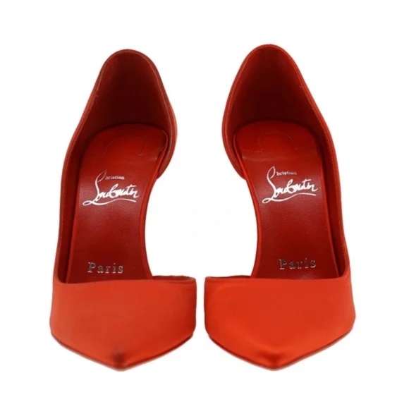 Christian Louboutin Pumps Iriza 100 Satin Size 40 New In Box - Picture 7 of 9